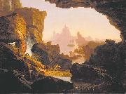 Thomas Cole Subsiding of the Waters of the Deluge USA oil painting artist